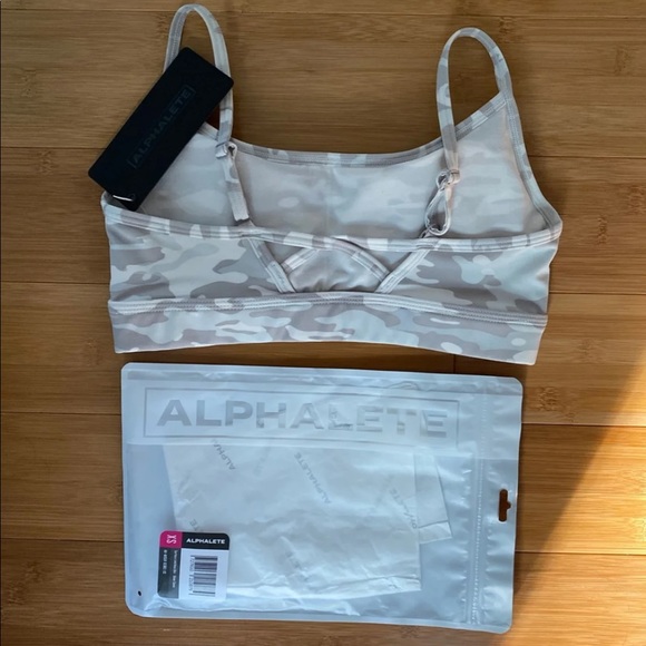 Alphalete Silver Camo Limitless Bra - Picture 2 of 2